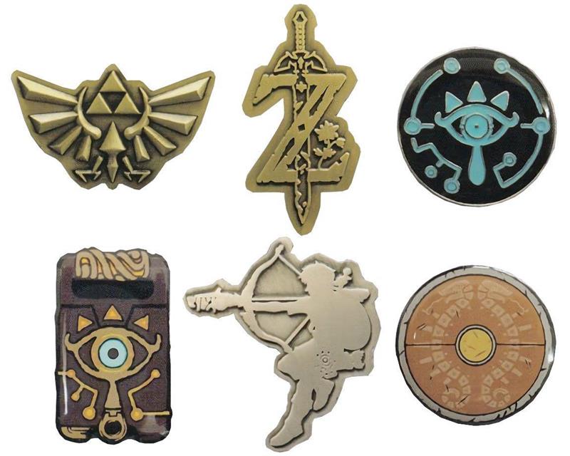 ZELDA breath of the Wild official Badge pack Gift Fan Fun pack 5 Badge new 