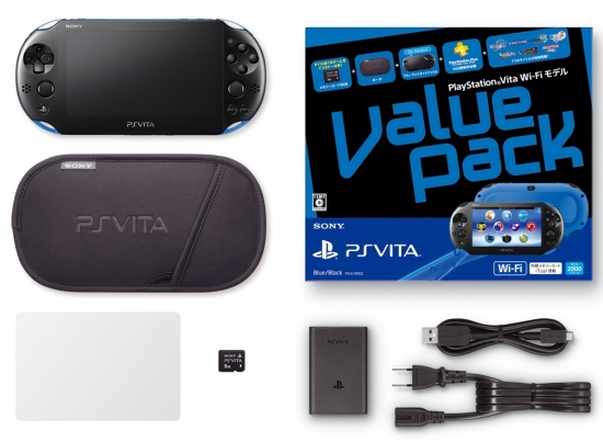 PlayStation Vita Value Pack Wi-Fi Model Blue / Black