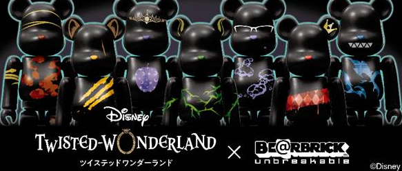 Disney Twisted Wonderland X Be@rbrick Unbreakable